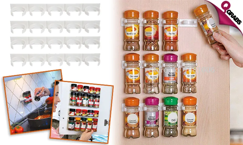 Clip & Store Spice Kitchen Organizers!